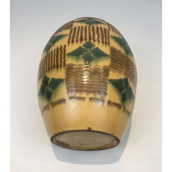 Image 1 of Vintage art deco ceramic vase, 1930