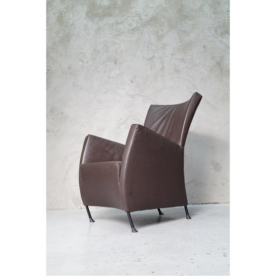 Image 1 of Poltrona Windy Easy in pelle vintage di Gijs Papavoine per Montis, 1990