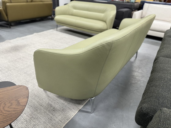 Image 1 of Leolux Lindo 2.5 & 3 seater sofa Senso Wasabi