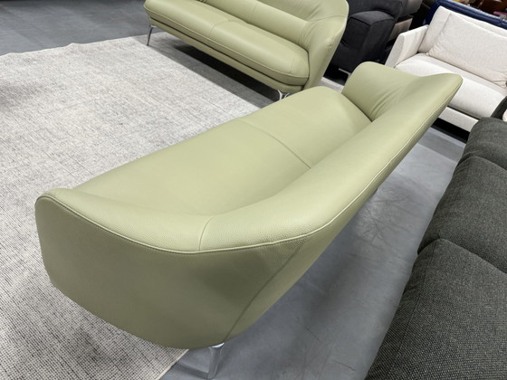 Image 1 of Leolux Lindo 2.5 & 3 seater sofa Senso Wasabi