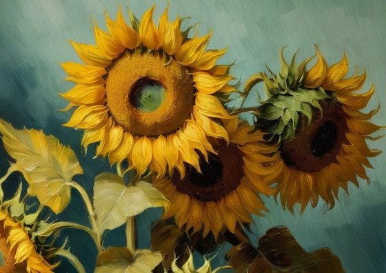 Image 1 of MeLady "Sunflowers" XL