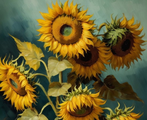 Image 1 of MeLady "Sunflowers" XL