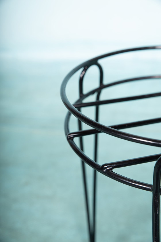 Image 1 of Vintage Hairpin plant etagere, minimalist string planter