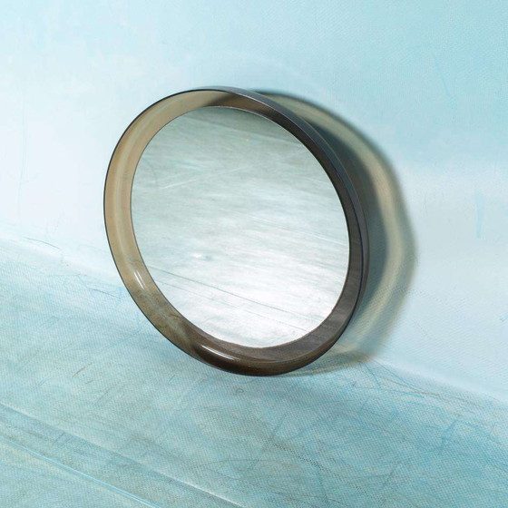 Image 1 of Miroir rond minimaliste Guzzini, miroir de style Memphis
