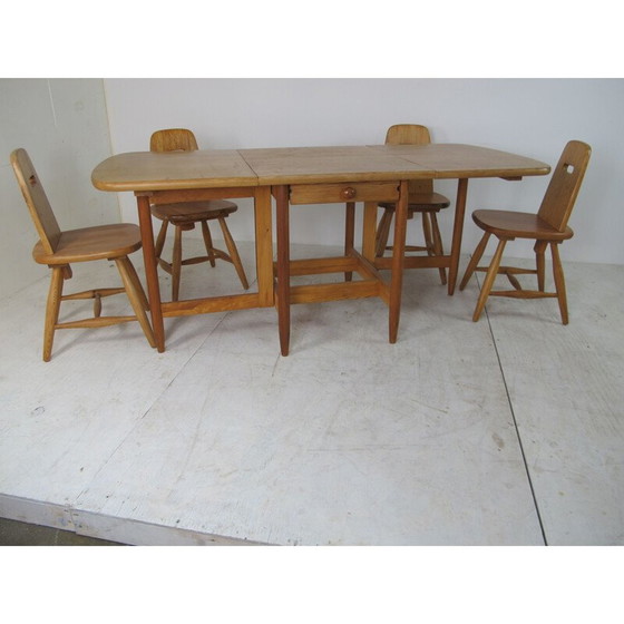 Image 1 of Vintage dining Set by Eero Aarnio for Laukaan Puu scandinavian 1960s
