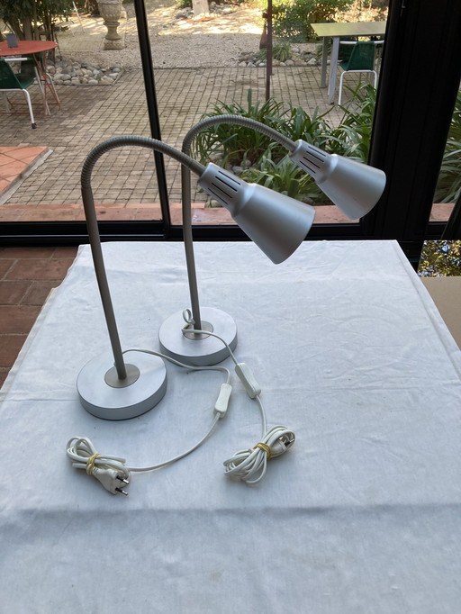 Pair Of Lamps Ikea 1990 Model Kvart