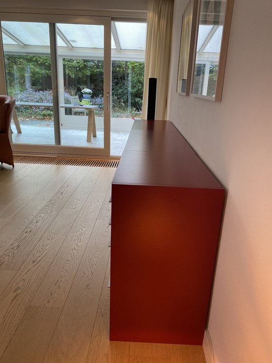 Image 1 of Pastoe Sideboard Red