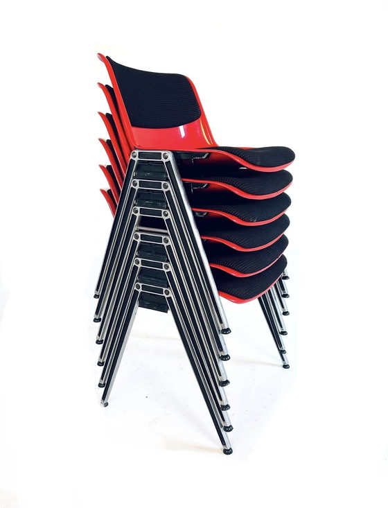 Image 1 of 6x Sedia Modus, Osvaldo Borsani, Tecno &#39;70