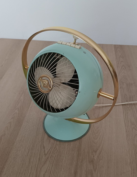 Image 1 of Prometheus space age industrial table fan, heater