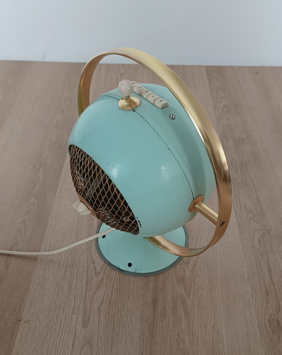 Image 1 of Prometheus space age industrial table fan, heater