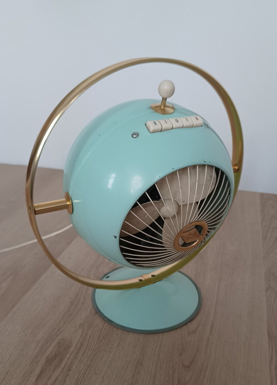 Image 1 of Prometheus space age industrial table fan, heater