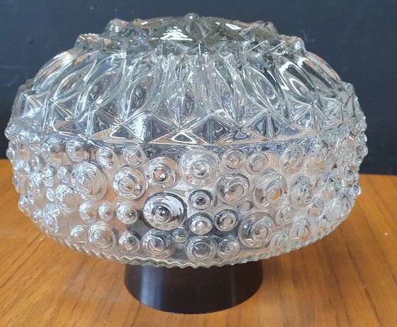 Image 1 of 13737 Lampada da soffitto in vetro vintage
