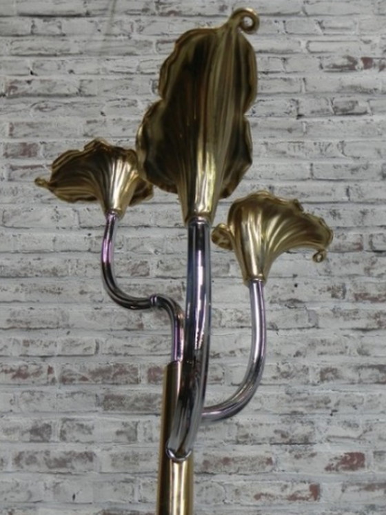 Image 1 of Standing italian calla lily floor lamp