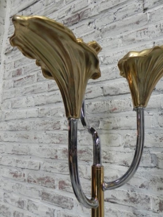 Image 1 of Standing italian calla lily floor lamp