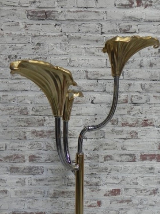 Image 1 of Standing italian calla lily floor lamp