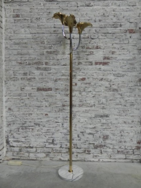 Image 1 of Standing italian calla lily floor lamp