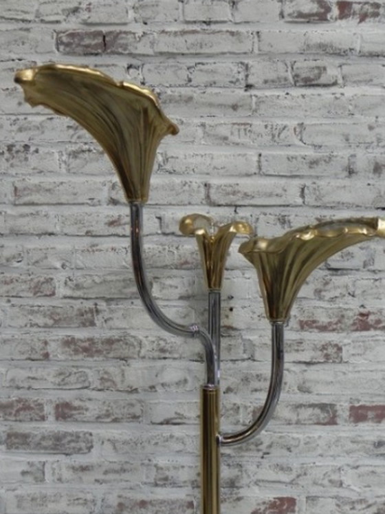 Image 1 of Standing italian calla lily floor lamp