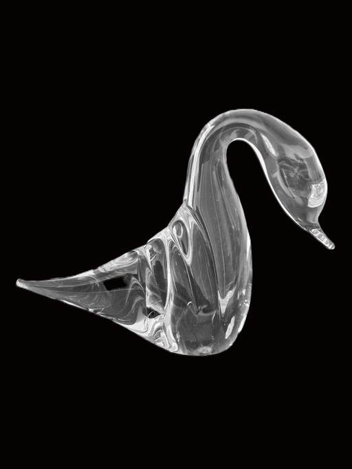 Fm Konstglas - Large Solid Swan