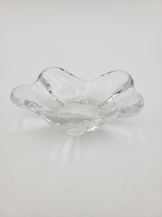 Image 1 of Vide Poche En Cristal Signé Daum