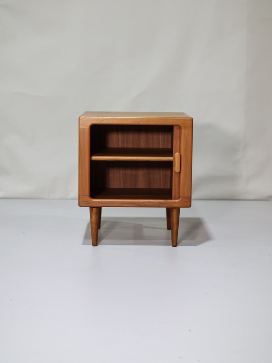 Image 1 of Cabinet Silkeborg Teak Tambour Danish