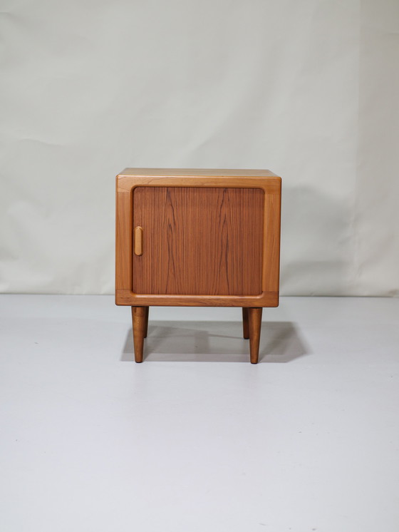 Image 1 of Cabinet Silkeborg Teak Tambour Danish