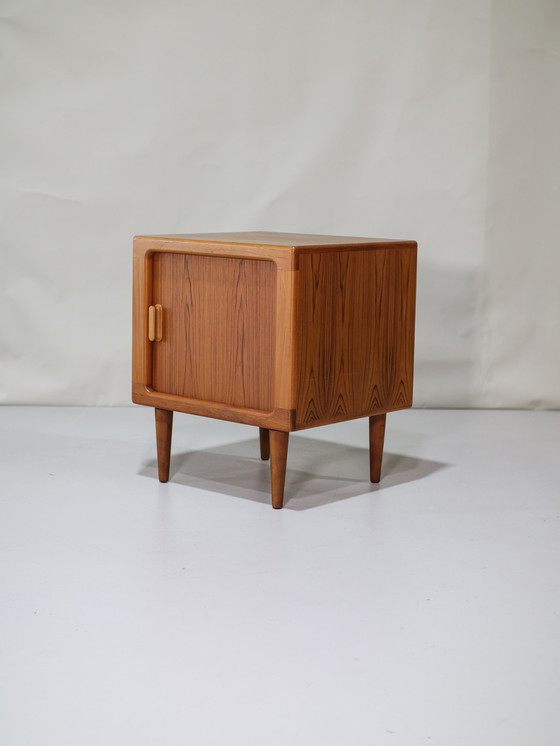 Image 1 of Cabinet Silkeborg Teak Tambour Danish