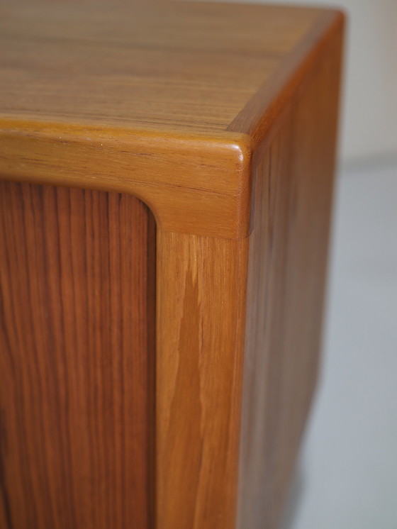 Image 1 of Cabinet Silkeborg Teak Tambour Danish