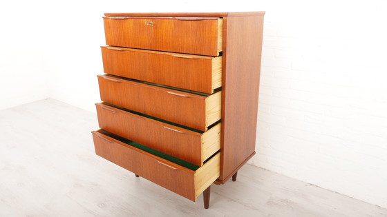 Image 1 of Vintage Drawer Cabinet | Teak | 6 Drawers | 111 Cm