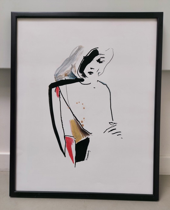 Image 1 of Framed Illustration By Petra Lunenburg