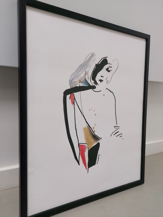 Image 1 of Framed Illustration By Petra Lunenburg