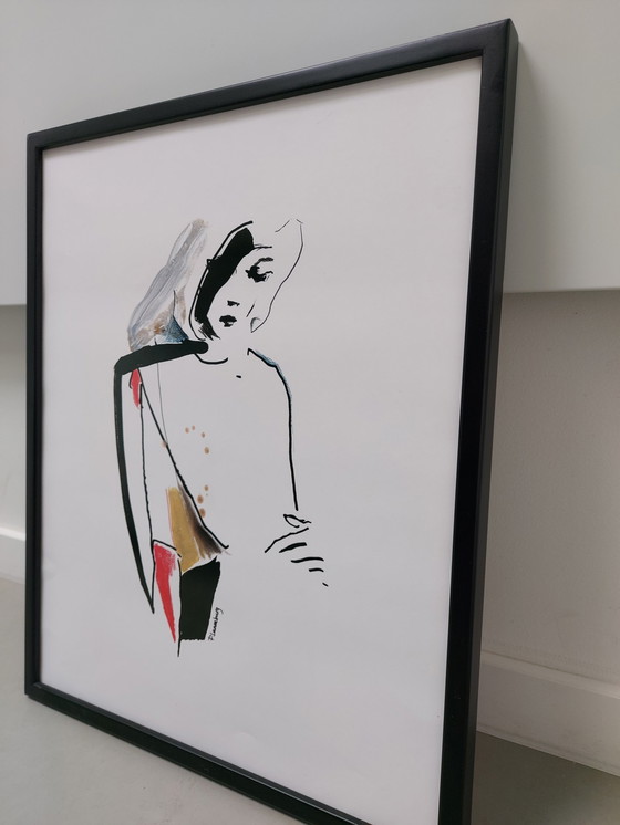 Image 1 of Framed Illustration By Petra Lunenburg