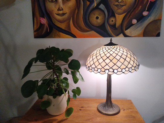 Image 1 of Tiffany style lamp