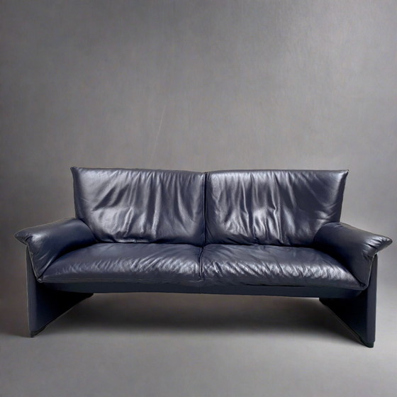 Image 1 of Cassina Palmaria 2-seater sofa design Vico Magistretti 1980