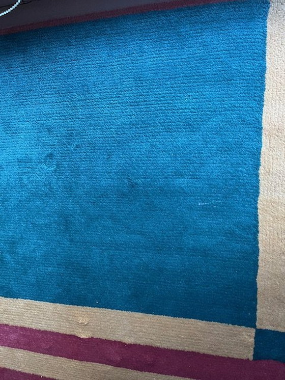 Image 1 of Beautiful Wool Carpet In Perfect Condition!   Size 1.4 X 1.6 M