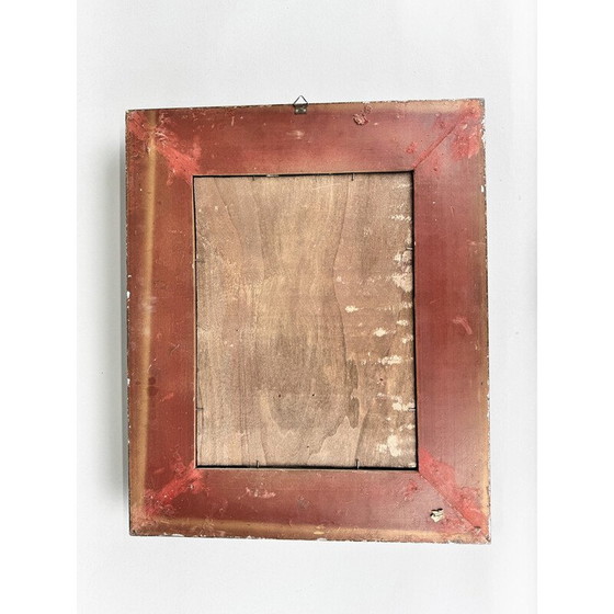 Image 1 of Vintage wall mirror with facet, France