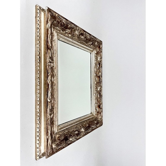 Image 1 of Vintage wall mirror with facet, France
