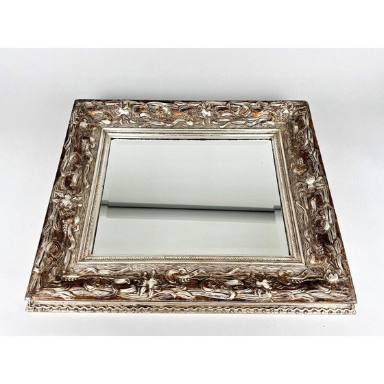 Image 1 of Vintage wall mirror with facet, France
