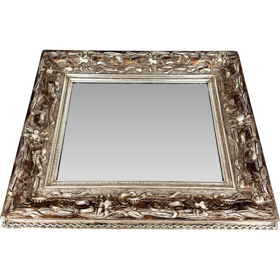 Image 1 of Vintage wall mirror with facet, France