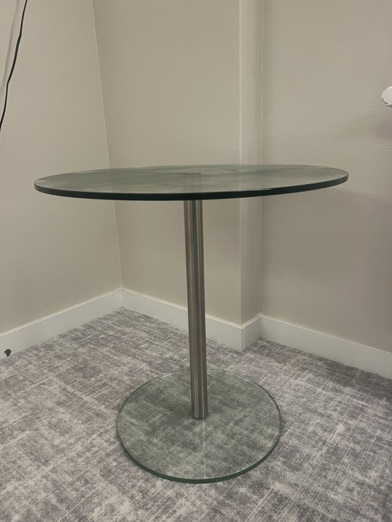 Image 1 of 3x Table d'appoint en verre