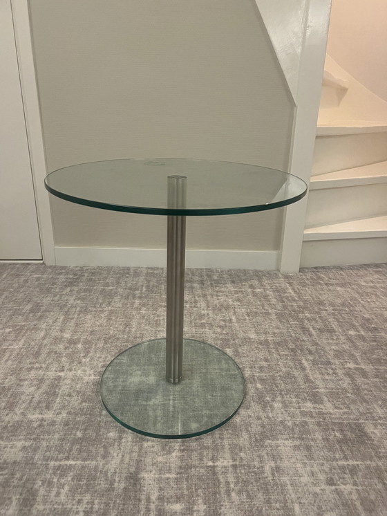 Image 1 of 3x Table d'appoint en verre