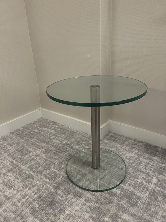 Image 1 of 3x Glass side table