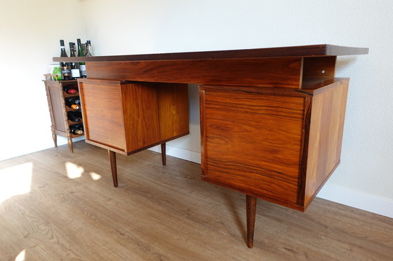 Image 1 of Vintage Danish Rosewood Desk