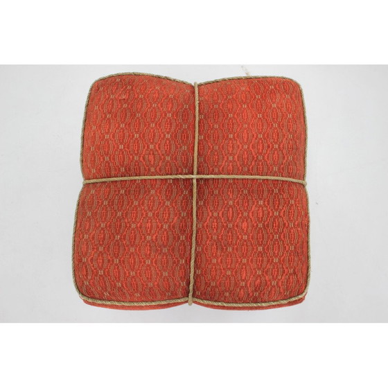 Image 1 of Sgabello cubo Art Déco vintage, Cecoslovacchia, anni '40