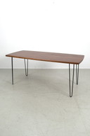 Vintage hairpin dining table