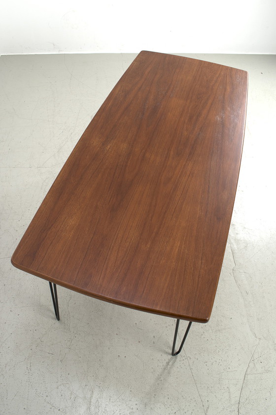 Image 1 of Table de salle à manger vintage en épingle à cheveux