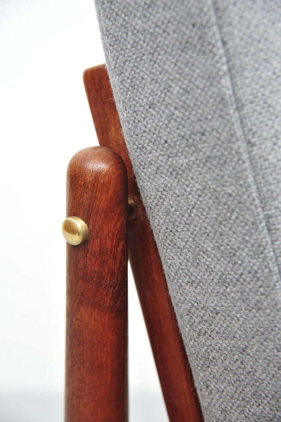 Image 1 of Sillón de teca Glostrup gris, 1958