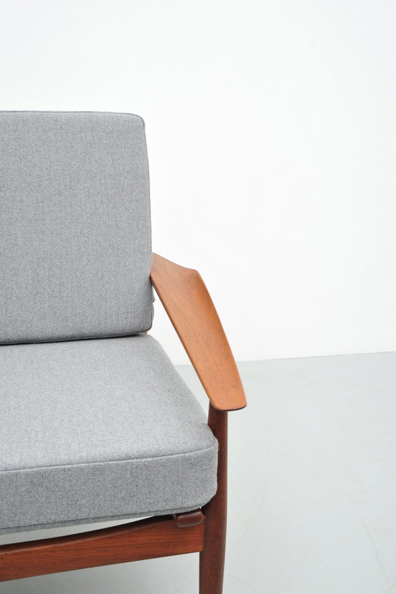 Image 1 of Sillón de teca Glostrup gris, 1958