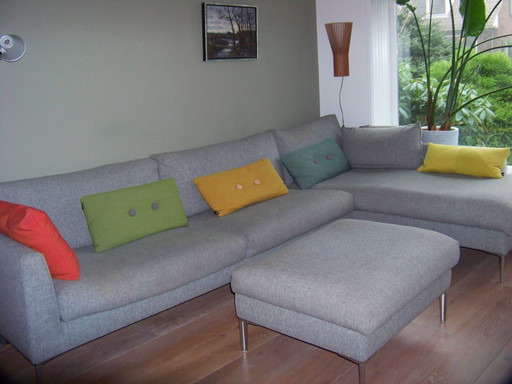 Heelz Design On Stock Corner Sofa With Hocker