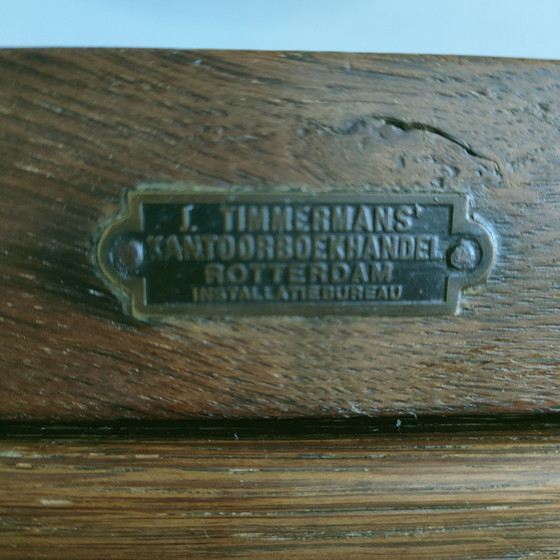 Image 1 of Antique Notary File Cabinet