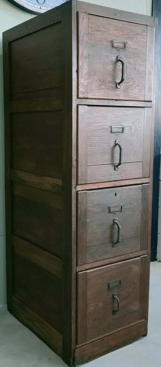 Image 1 of Antique Notary File Cabinet